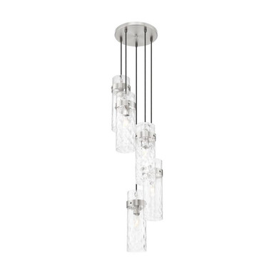Robinson Down 5 Light Chandelier 15 Inch Tall and 14.5 Inch Wide by BSH - 372-BEL-1365433