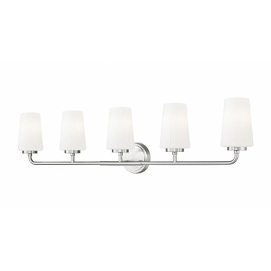 George Sidings 5 Light Bath Vanity 9.5 Inch Tall and 40 Inch Wide by BSH - 372-BEL-1374909