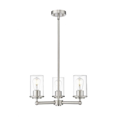 Evesham Glas 3 Light Small Chandelier by Bailey Street Home - 159-BEL-1325465