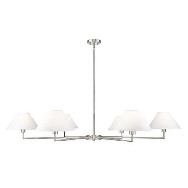 Alexandra Poplars 6 Light Oversized Chandelier by BSH 159-BEL-1325478