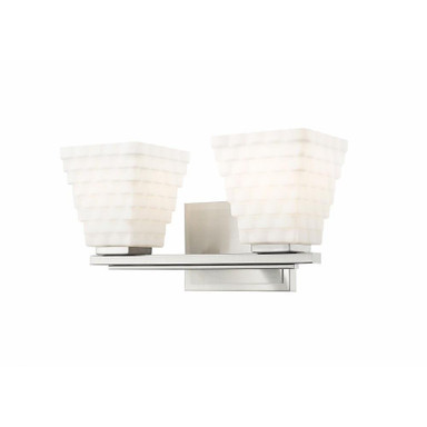 Perth Glebe 2 Light Bath Vanity 7.25 Inch Tall and 14 Inch Length by BSH - 372-BEL-1363475