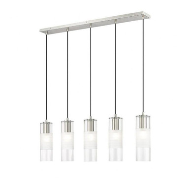 Rock Quadrant 5 Light Modern Linear Chandelier by Bailey Street Home - 372-BEL-1325511