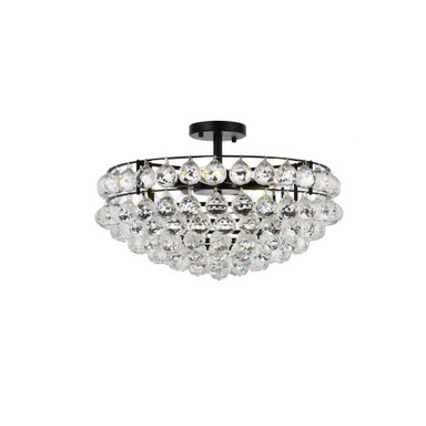 Stanmore Cottages 5 Light 20 Inch Wide Flush Mount by Bailey Street Home - 390-BEL-1302573