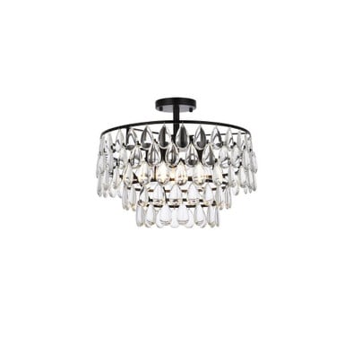Bracken Head 5 Light 18 Inch Wide Flush Mount by Bailey Street Home - 390-BEL-1302303