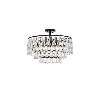 Bracken Head 5 Light 20 Inch Wide Flush Mount by Bailey Street Home - 390-BEL-1302200
