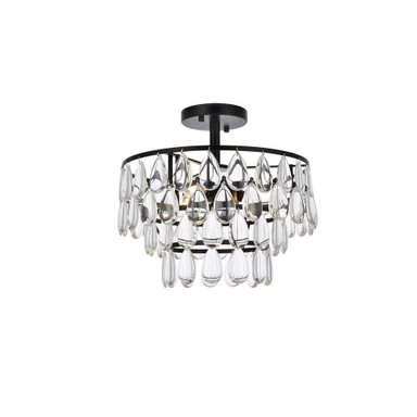 Bracken Head 3 Light 14 Inch Wide Flush Mount by Bailey Street Home - 390-BEL-1302569
