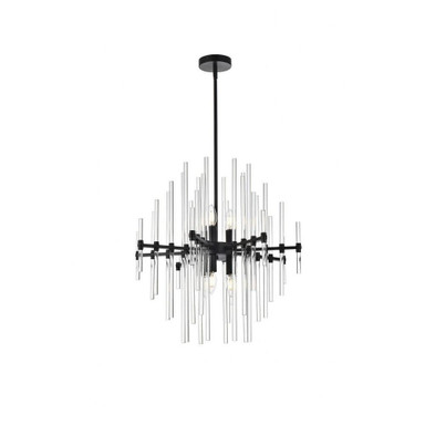 Broadmeadow Lane 6 Light Large Pendant 23 Inch Tall by Bailey Street Home - 390-BEL-1302397