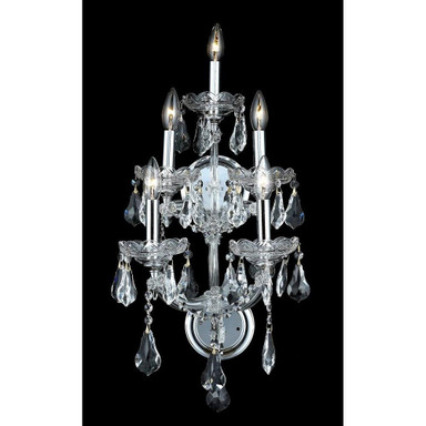 Sycamore Ground 5 Light Wall Sconce 25 Inch Tall by Bailey Street Home - 390-BEL-875995