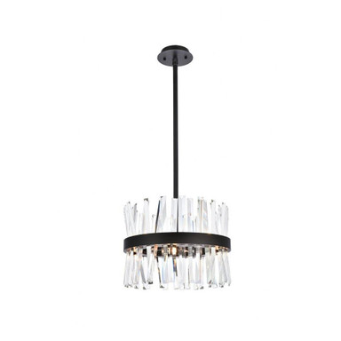 Drayton Mill 8 Light Small Round Pendant by Bailey Street Home - 390-BEL-1302495