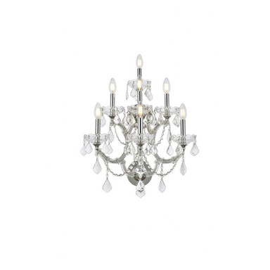 Sycamore Ground 7 Light Steel Wall Sconce by Bailey Street Home - 390-BEL-876040