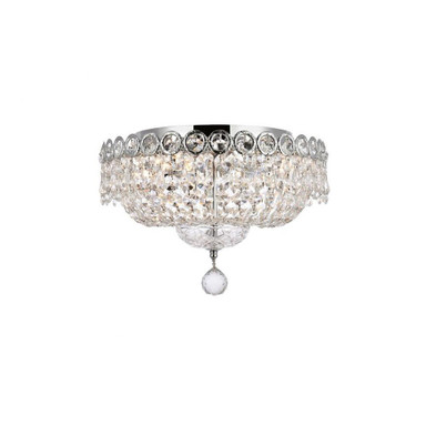 Little Mallett 4 Light 14 Inch Wide Flush Mount by Bailey Street Home - 390-BEL-875888
