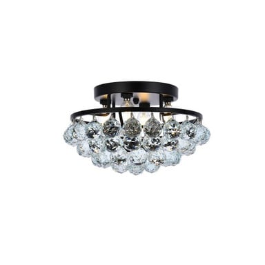 Gold Dale 4 Light 14 Inch Wide Steel Flush Mount by Bailey Street Home - 390-BEL-877434