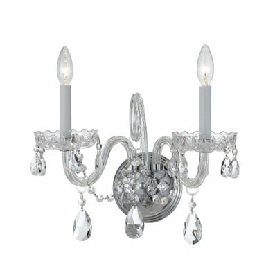 Lindsay Quadrant 2 Light Candle Style Wall Sconce by Bailey Street Home - 49-BEL-1083612