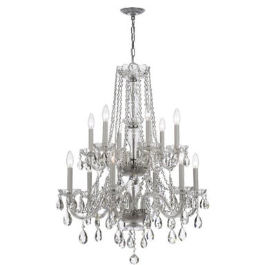 Lindsay Quadrant 12 Light Medium Chandelier by Bailey Street Home - 49-BEL-406208