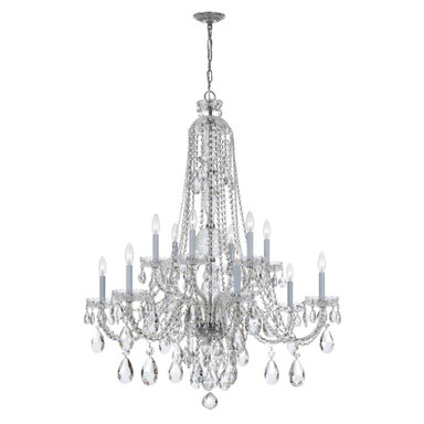 Lindsay Quadrant 12 Light Oversized Chandelier by BSH 49-BEL-406171