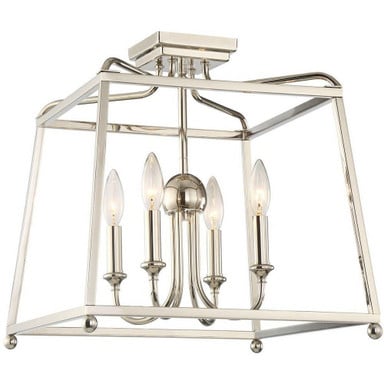 Silverdale Fairway 4 Light Modern Flush Mount by Bailey Street Home - 49-BEL-620419