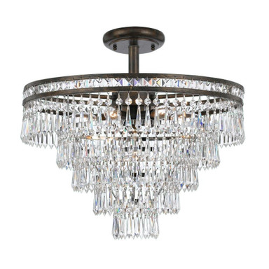 Mercer Seven Light Chandelier 20 x 23.25 Inch by BSH - 49-BEL-1677305