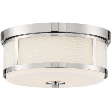 Rosebank Haven 2 Light 13.62 Inch Wide Flush Mount by Bailey Street Home - 49-BEL-931552