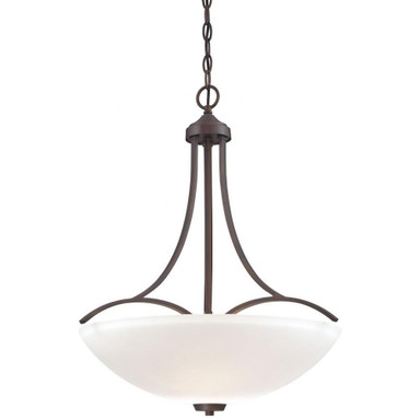 Old Vicarage Spur - 3 Light Pendant in Transitional Style - 25.5 inches tall by 21.5 inches wide - 57-BEL-539249
