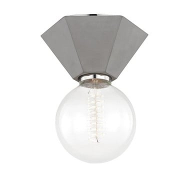 Lynton Promenade 1 Light 6.75 Inch Wide Flush Mount by Bailey Street Home - 735-BEL-2941850