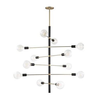 White House Heights 12 Light Oversized Chandelier by Bailey Street Home - 735-BEL-2693033
