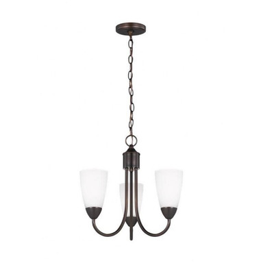 Balgarthno Place - 9.5W Three Light Chandelier - 73-BEL-2755011