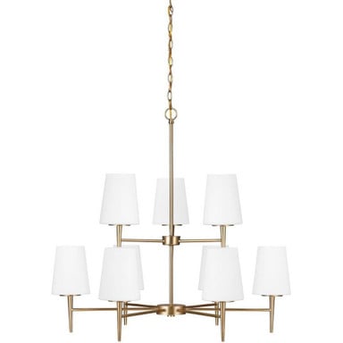 Contemporary Nine Light Chandelier - 73-BEL-1001704