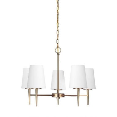 Contemporary Five Light Chandelier - 73-BEL-1001703