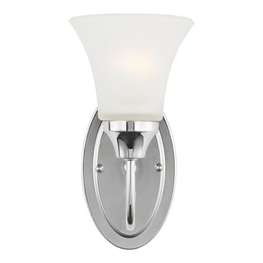 1 Light Traditional Wall Sconce with Bell Satin Etched Glass-10.25 Inches H by 5.25 Inches W - 73-BEL-1187102