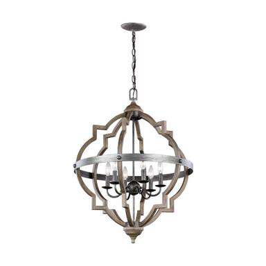 Saffron Rowans - Six Light Foyer - 73-BEL-1001776