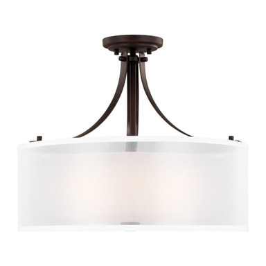 Haul Fron - 19 inch 27.9W 3 LED Semi-Flush Mount - 73-BEL-4315398