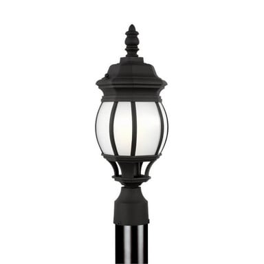 St Dogmael's Avenue - 9.3W 1 LED Small Outdoor Post Lantern in Traditional Style - 6.13 inches wide by 18.5 inches high - 73-BEL-1001995