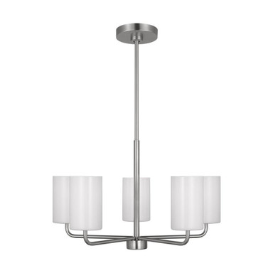 Craggan More Road - 5 Light Medium Chandelier In Modern Style-14.13 Inches Tall and 24 Inches Wide - 73-BEL-1326611