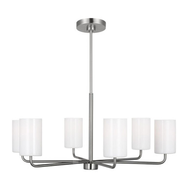 Craggan More Road - 6 Light Large Chandelier In Modern Style-14.13 Inches Tall and 32 Inches Wide - 73-BEL-1326612