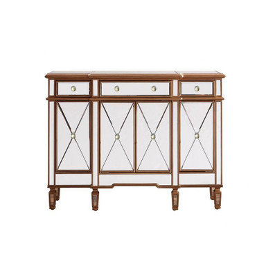 Back Aston View 3 Drawer 4 Door Cabinet 48Inch Length by Bailey Street Home - 779-BEL-1301969