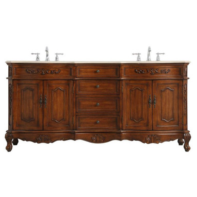 Devonshire Farm 72 Inch 4 Drawer Vanity Sink Set by Bailey Street Home - 779-BEL-881179