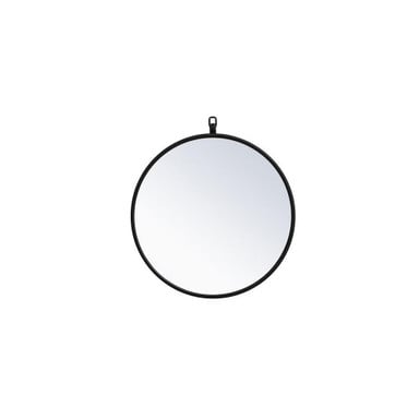 Anson Brae Decorative Hook Round Mirror 18 Inch Tall by Bailey Street Home - 779-BEL-1302025