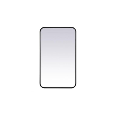Lytton By Pass 30 Inch Soft Corner Rectangular Mirror by Bailey Street Home - 779-BEL-1302042