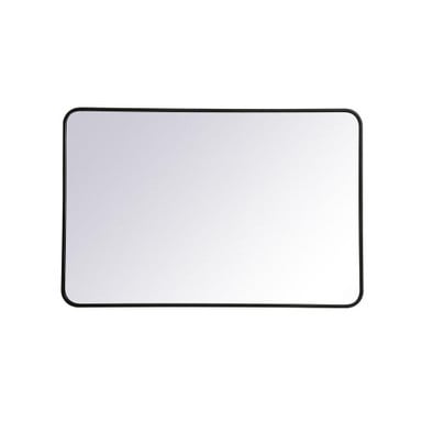 Lytton By Pass 42 Inch Soft Corner Rectangular Mirror by Bailey Street Home - 779-BEL-1302055