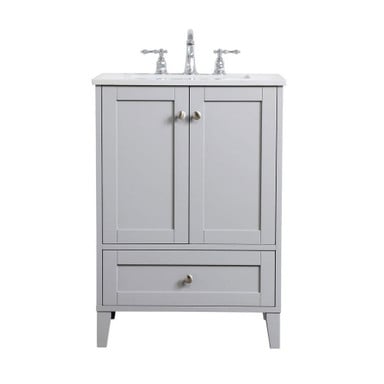 Dell Esplanade 24 Inch 1 Drawer Bath Vanity Sink Set by Bailey Street Home - 779-BEL-881198