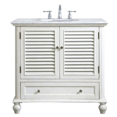 Portcullis Road 36 Inch 1 Drawer Bath Vanity Sink Set by Bailey Street Home - 779-BEL-881192