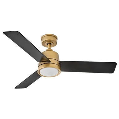 Morrison Firs 3 Blade Ceiling Fan with Light Kit 48 Inches Wide by BSH - 81-BEL-1278169
