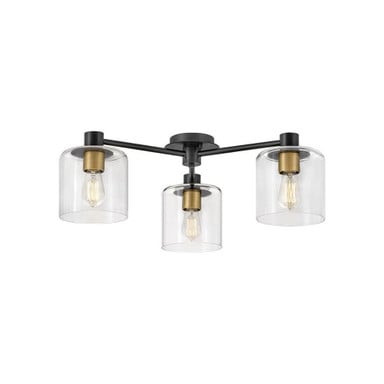 Mead Alley 3 Light 30 Inch Wide Flush Mount by Bailey Street Home - 81-BEL-1153354