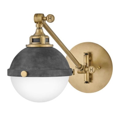 Downs Croft 1 Light Wall Sconce 9.25 Inch Tall by Bailey Street Home - 81-BEL-1153385