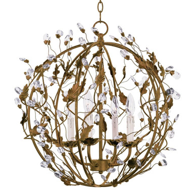 Amber Oaks 4 Light Large Pendant by Bailey Street Home - 93-BEL-462863