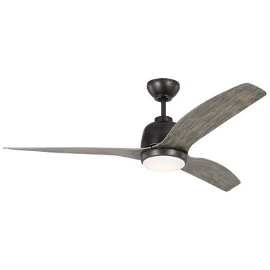 Ebor Street 3 Blade Ceiling Fan with Light Kit 54 Inches Wide by BSH - 96-BEL-1214365