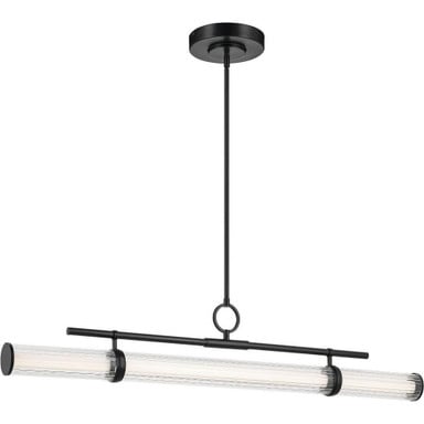 Morgan Lanes 48W 1 LED Linear Chandelier 9.5 Inch Tall and 8 Inch Wide by BSH - 147-BEL-1371142