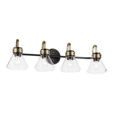 St Helens Villas 4 Light Bath Vanity 9.5 Inch Tall and 34 Inch Wide by BSH - 147-BEL-1363794