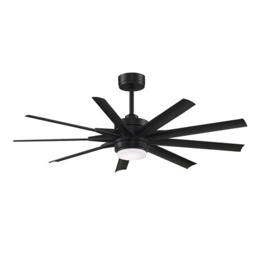 Southern Downs 9 Blade Ceiling Fan with Light Kit 56 Inches Wide by BSH - 103-BEL-822308