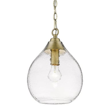 Ariella 1 Light Small Pendant by Golden - 1094-S